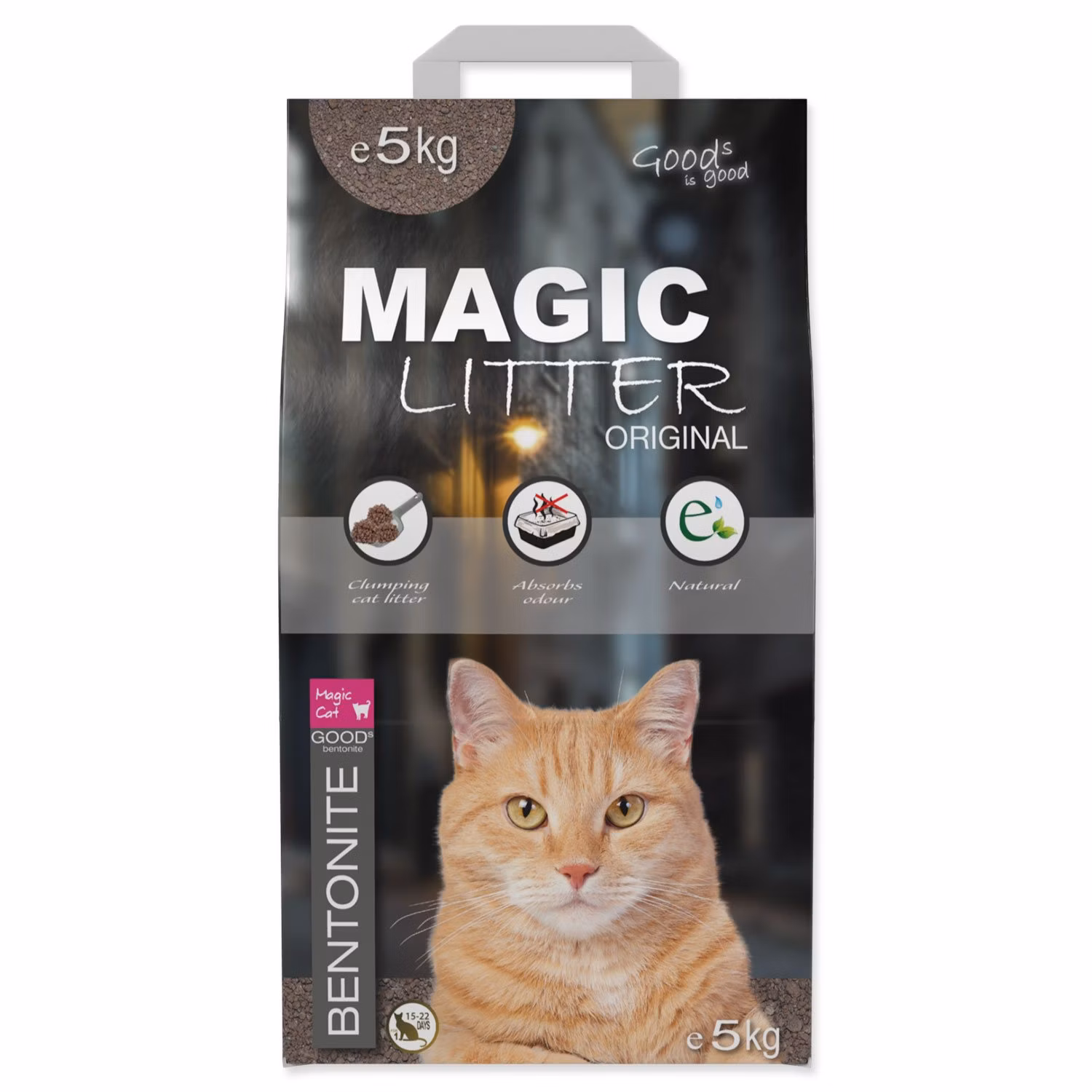 Podstielka Magic Litter Bentonite Original 5kg
