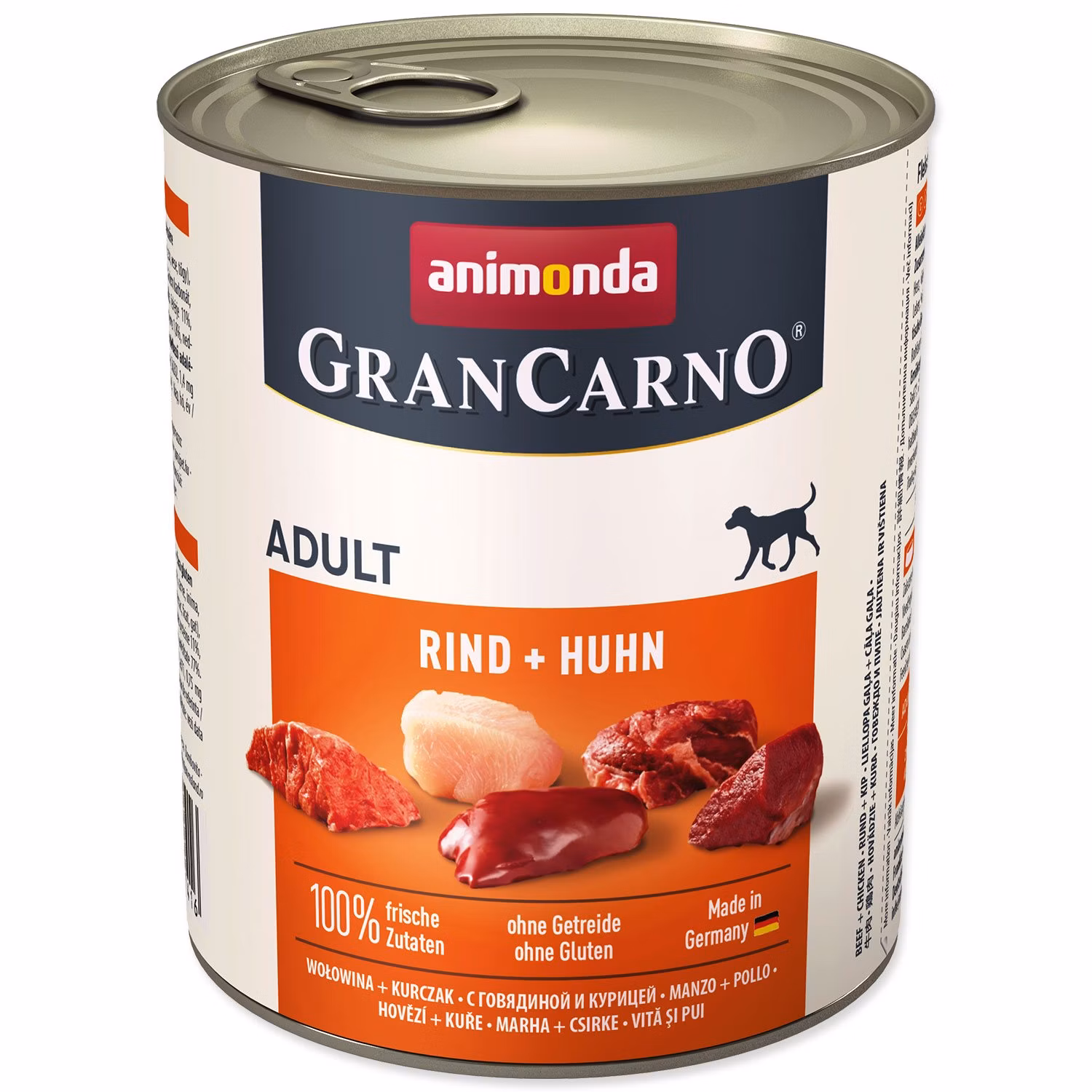 Konzerva Animonda Gran Carno Adult hovädzie a kura 800g