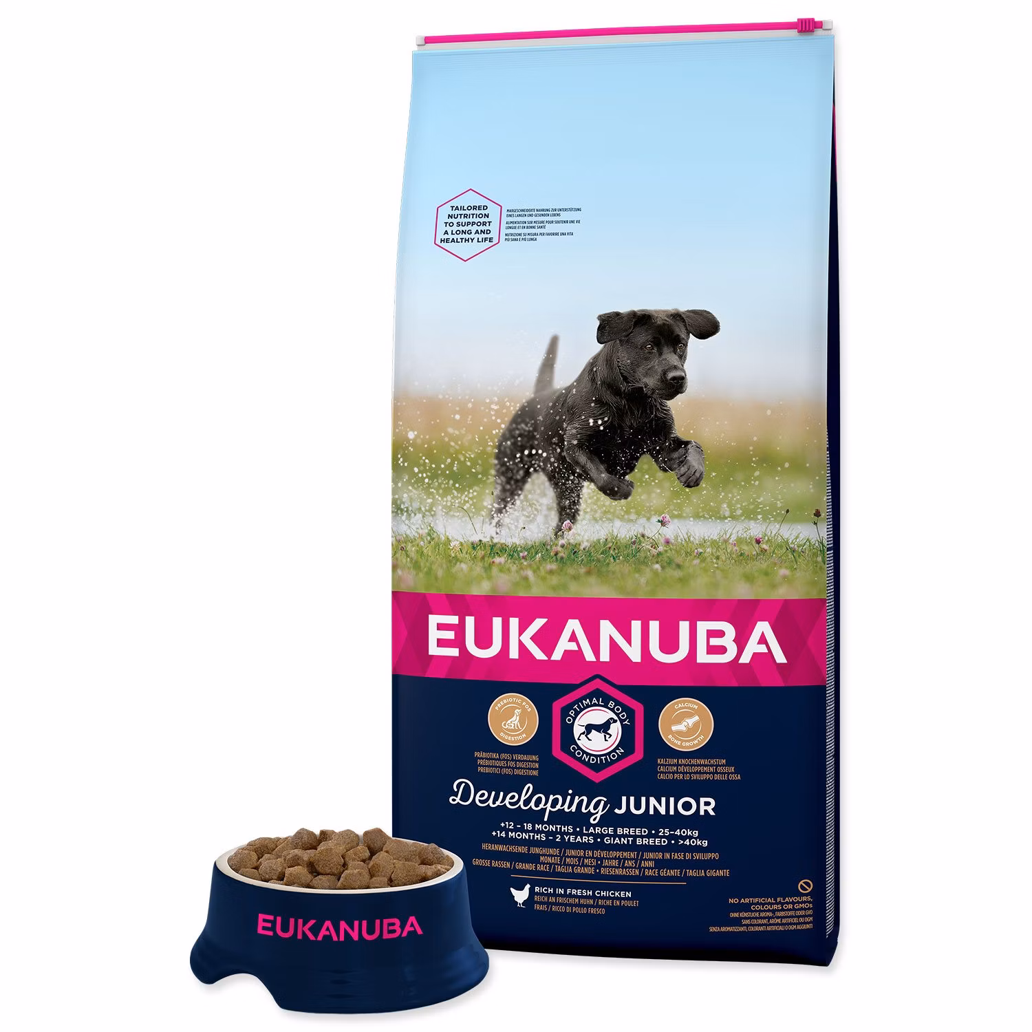 Krmivo EUKANUBA Junior Large & Giant 15kg