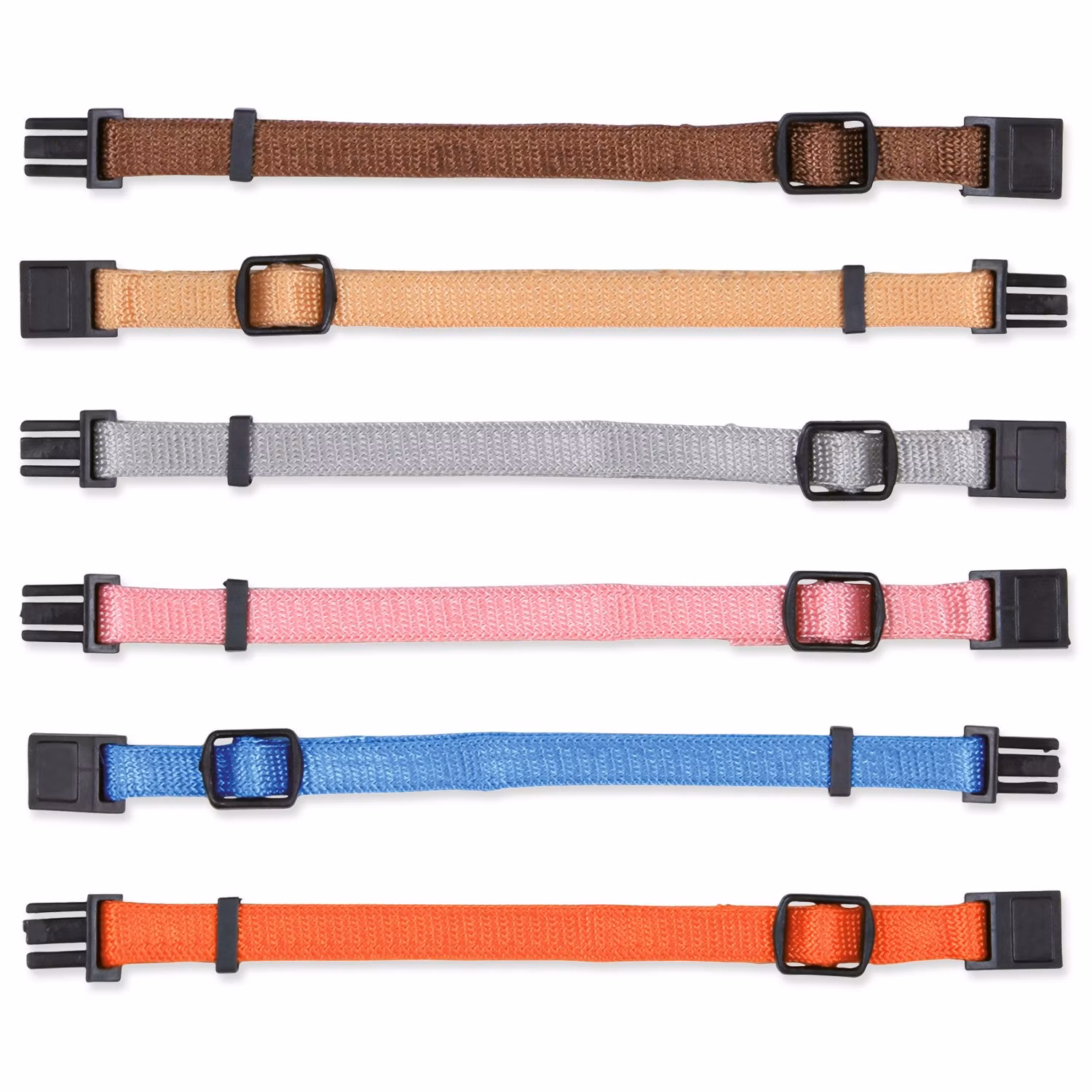 Obojok Trixie rozoznávací šteňa mix farieb S–M 17–25cmx10mm 6ks