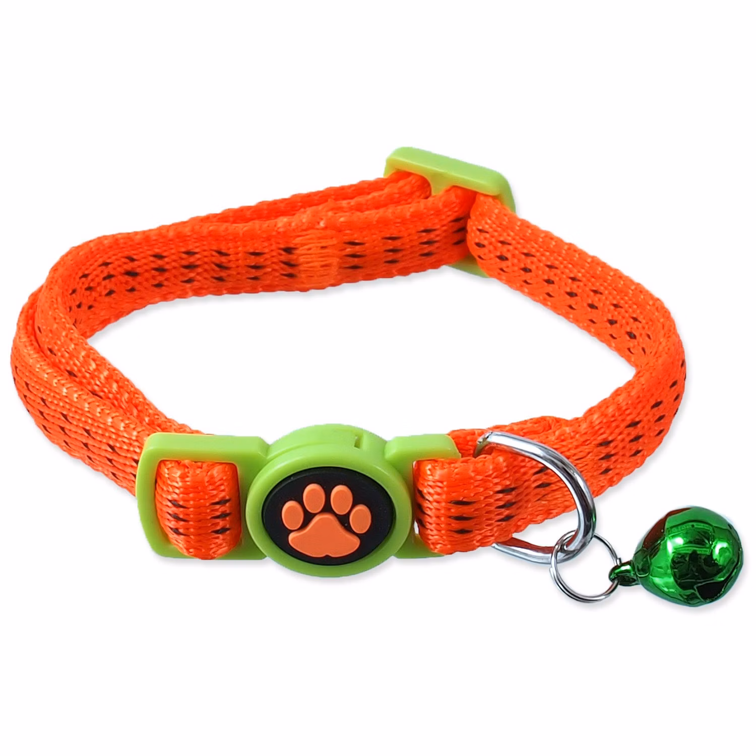 Obojok Magic Cat Nylon XS oranžový 1x19-31cm