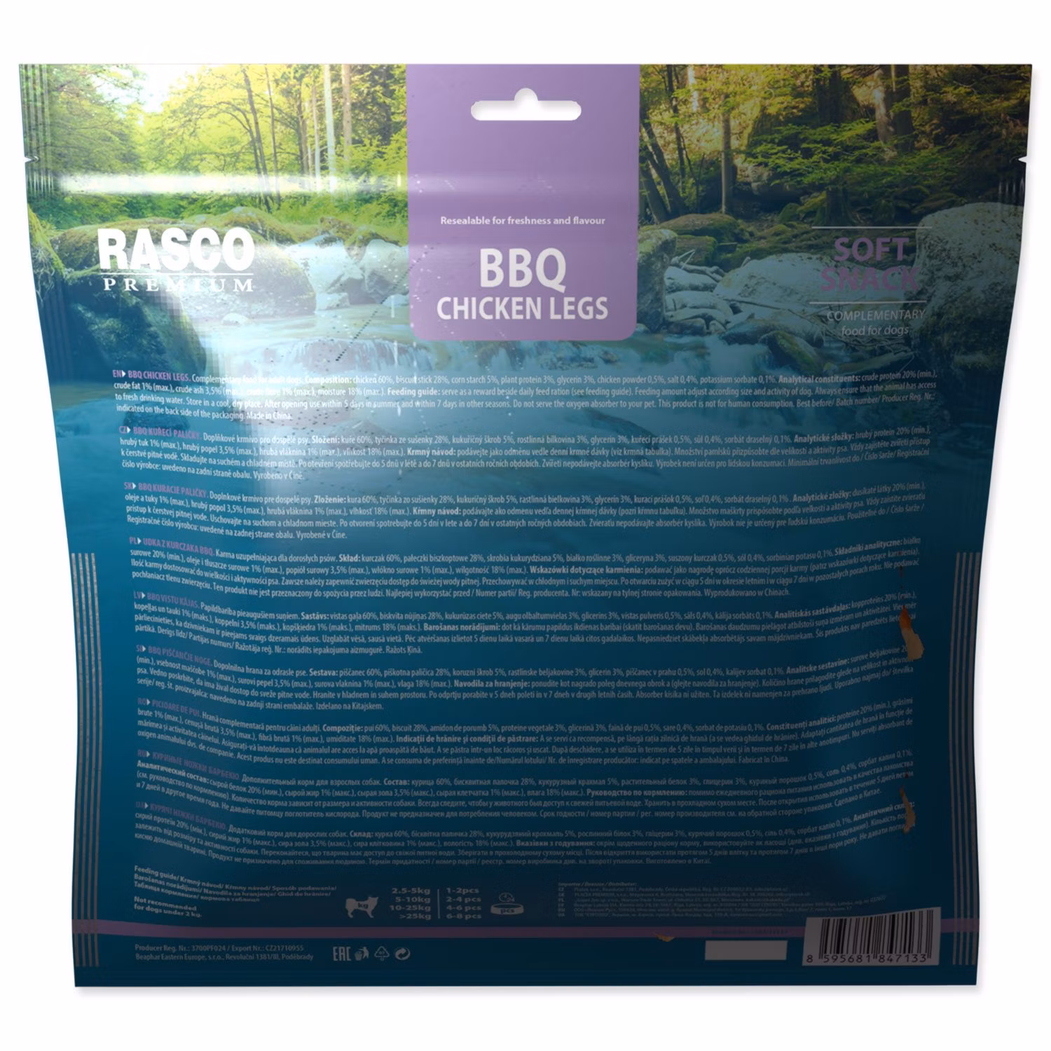 Pochúťka Rasco Premium BBQ Kuracie paličky 500g
