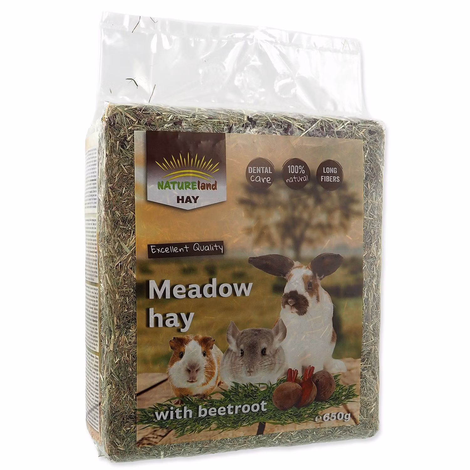 Seno Nature Land Hay s červenou repou 0,65kg