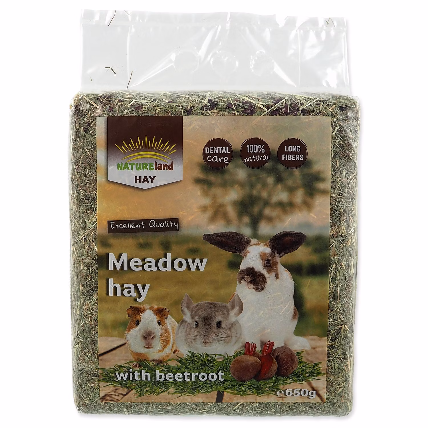 Seno Nature Land Hay s červenou repou 0,65kg