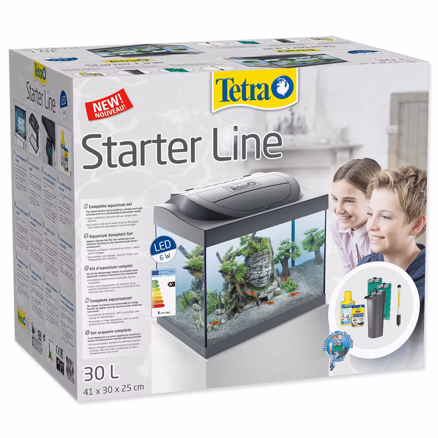 Akvarijný set Tetra Starter Line LED Shrimp 44x37x30cm 30l