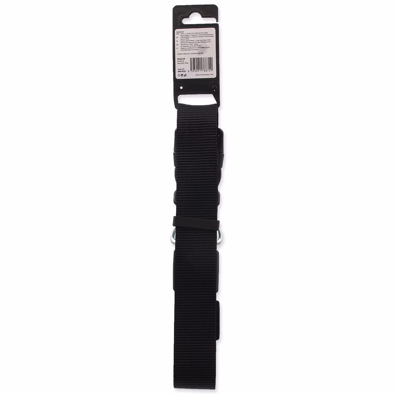 Obojok Active Dog Premium XL čierny 3,8x51-78cm