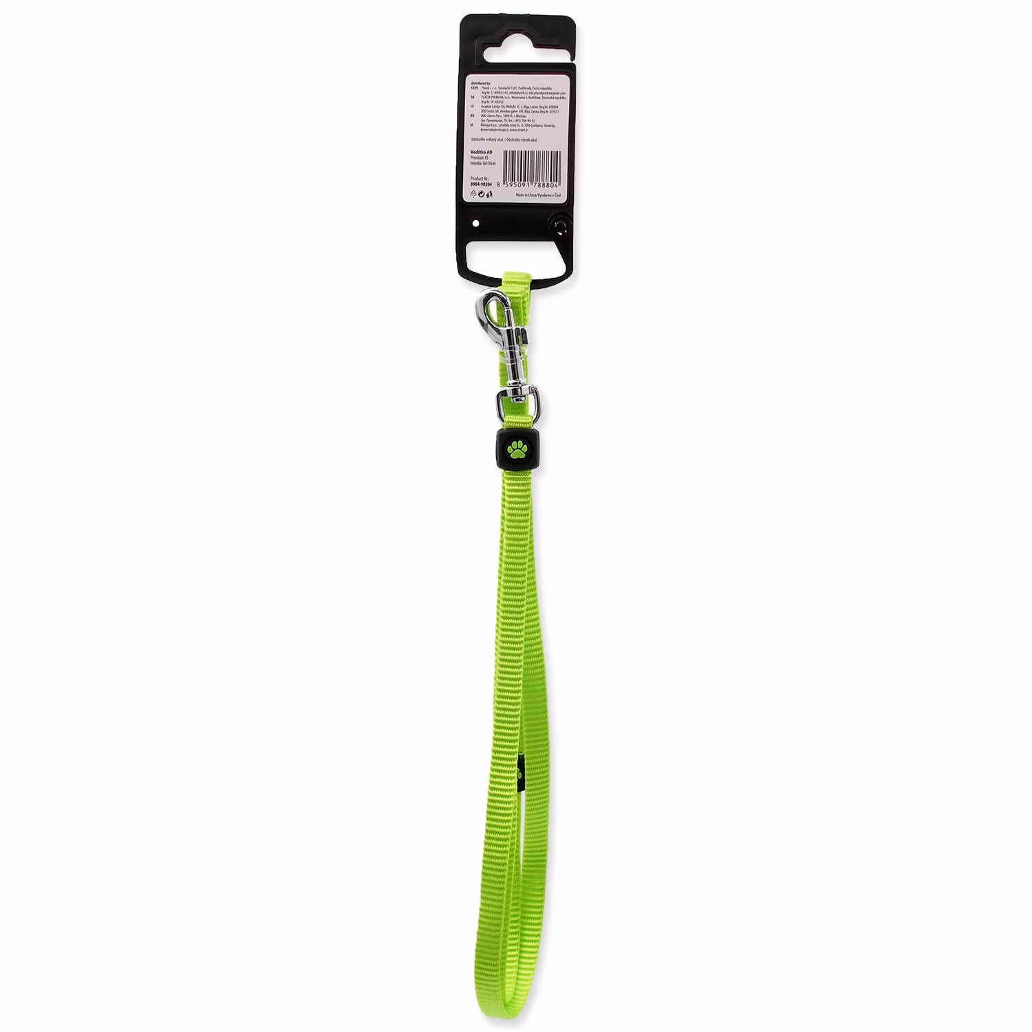 Vodítko Active Dog Premium XS limetka 1x120cm