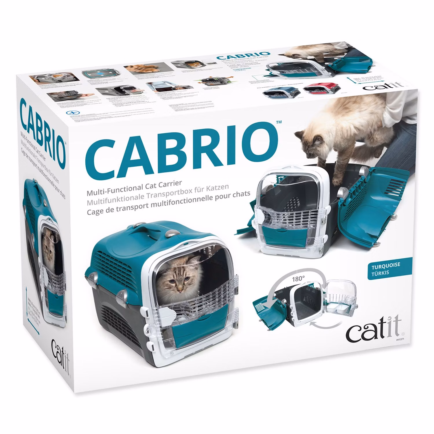 Prepravka Catit Cabrio tyrkysová