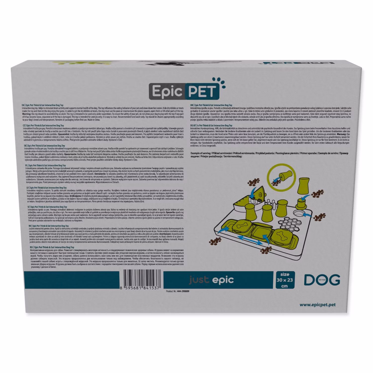 Hračka Epic Pet Think & Eat interaktívna 30cm