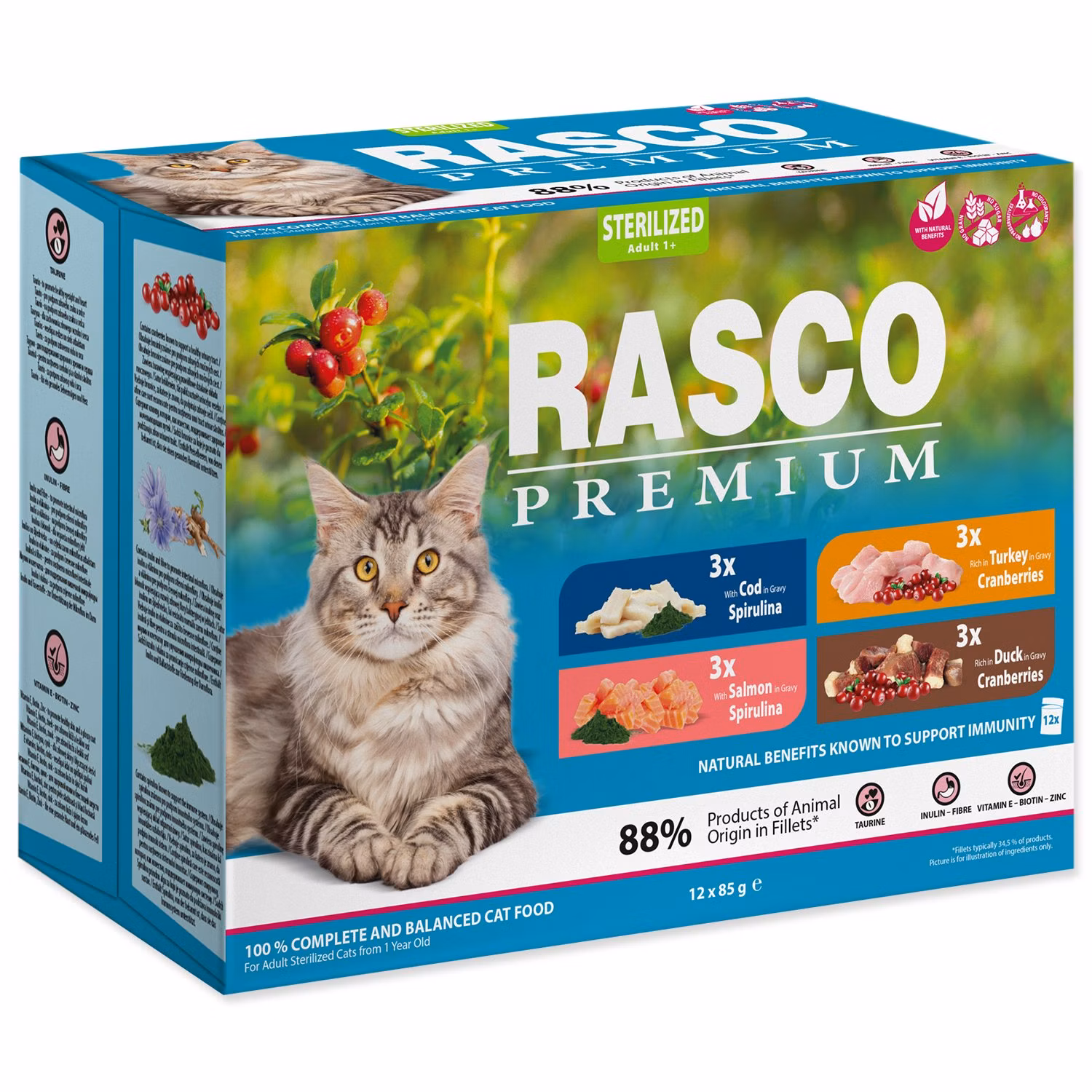 Kapsička Rasco Premium Sterilized Multi 12x85g