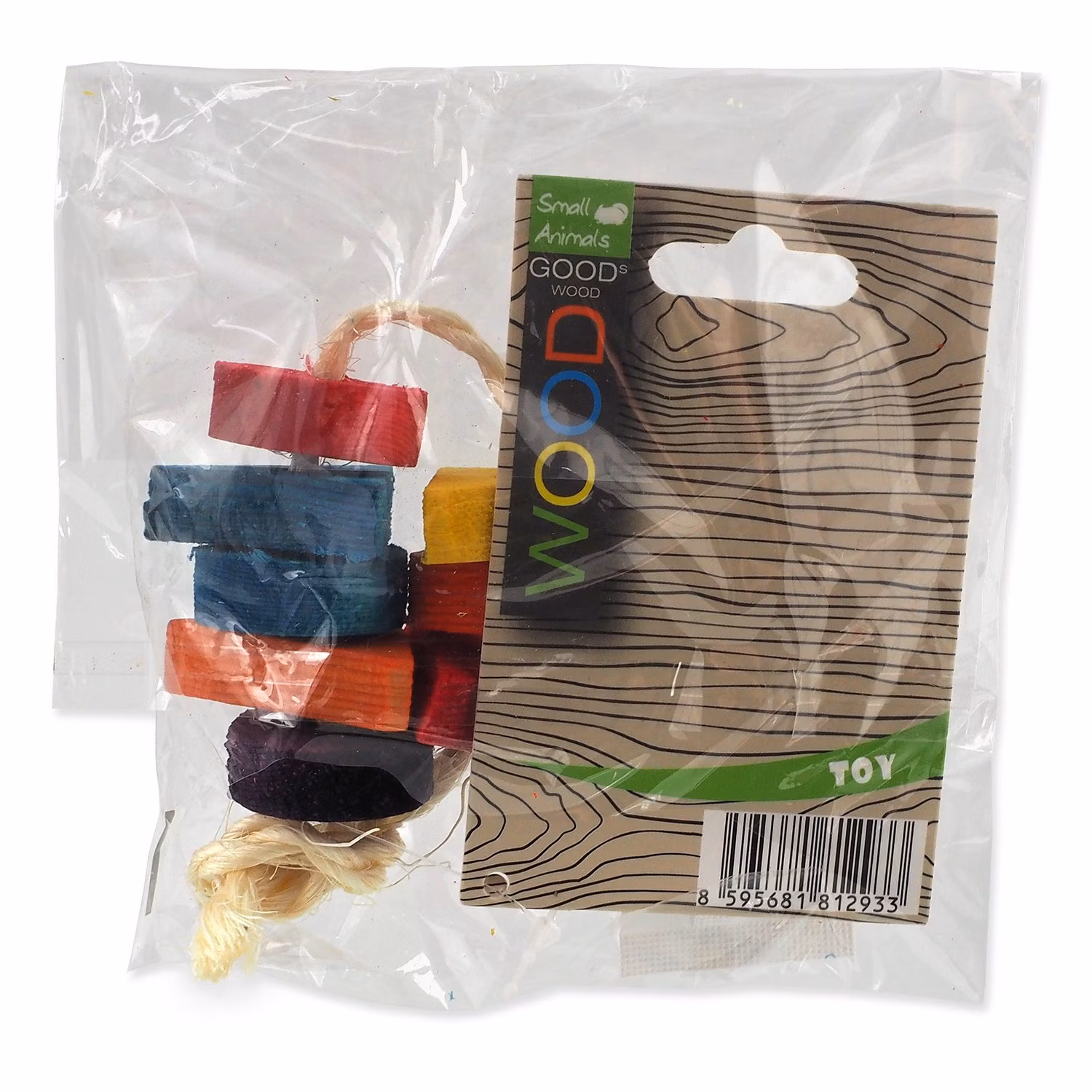 Hračka Small Animals hrkálka farebná 7cm