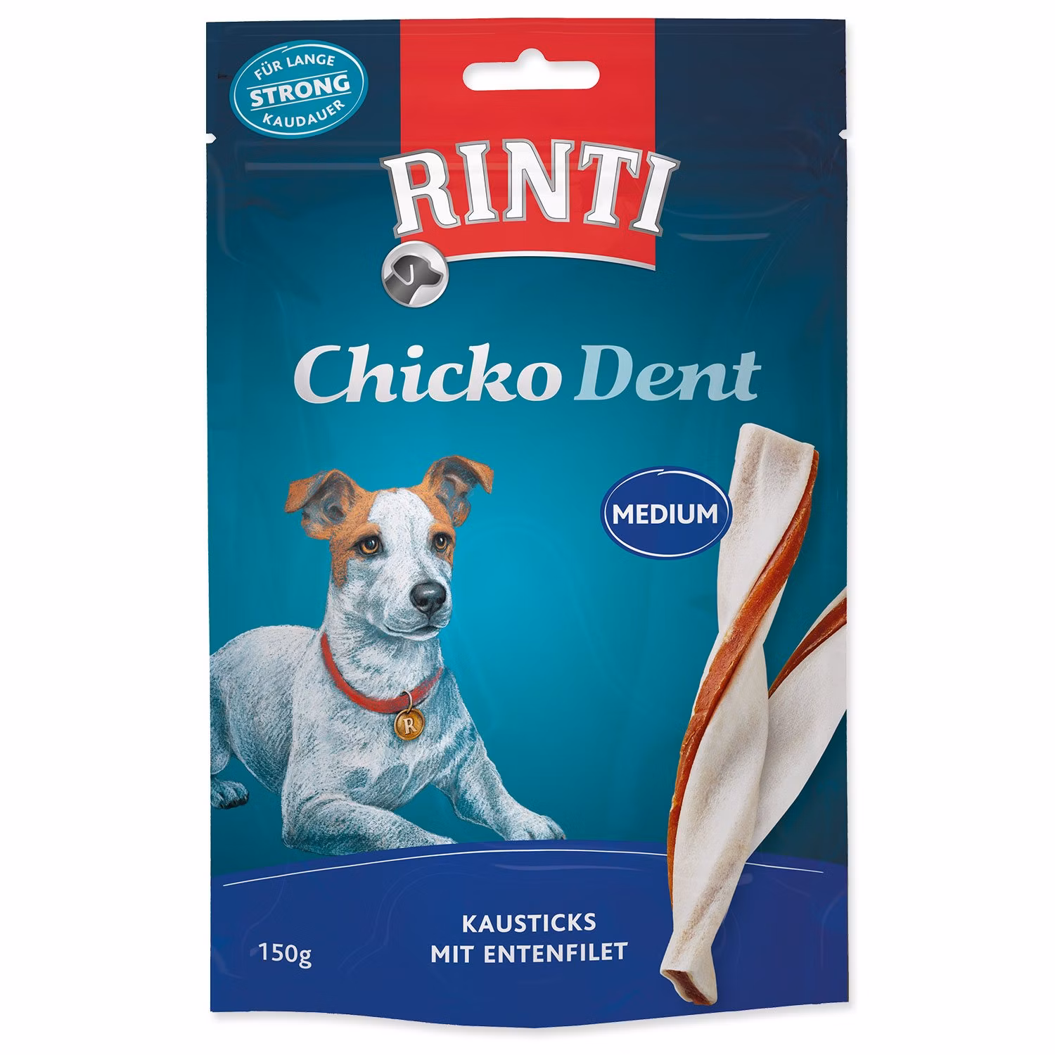 Pochúťka Rinti Medium Chicko kačka 150g