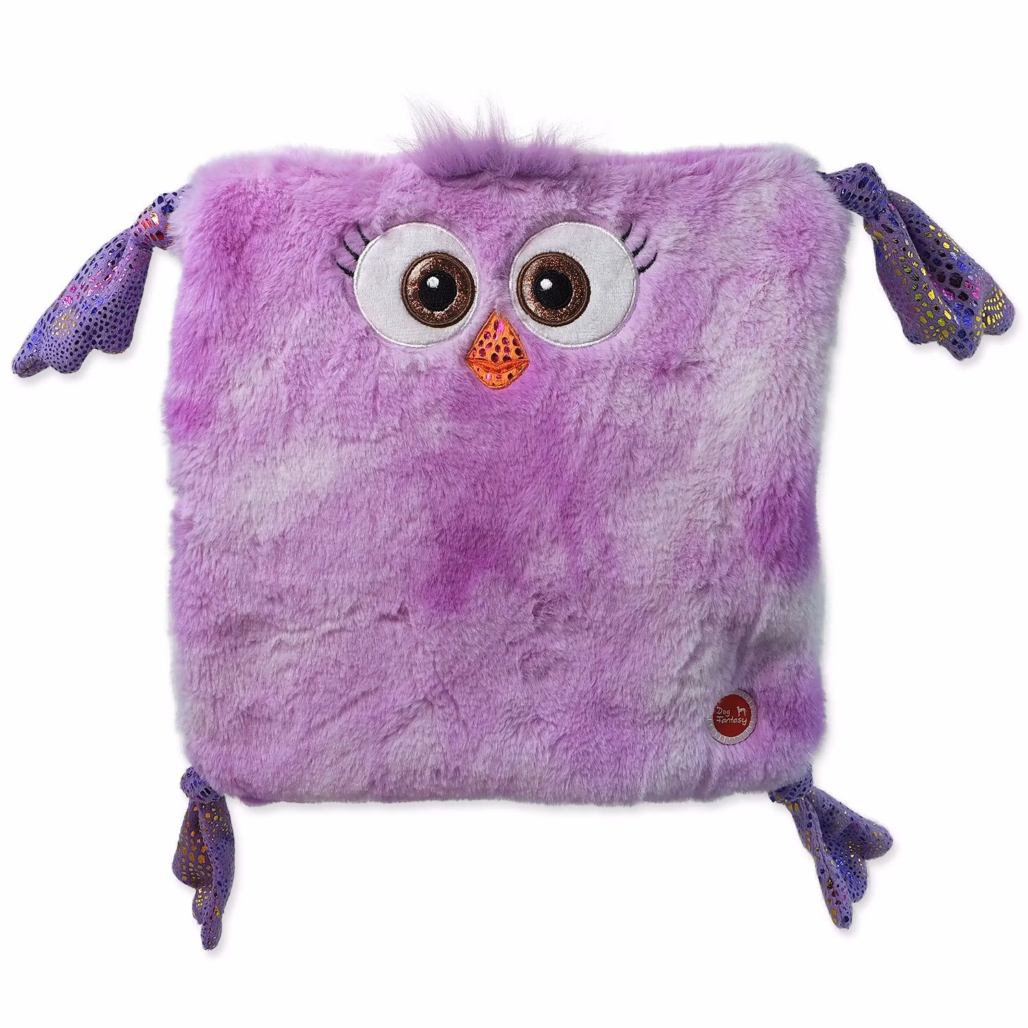 Hračka Dog Fantasy Monsters kura štvorcové šuštiace fialové 28cm