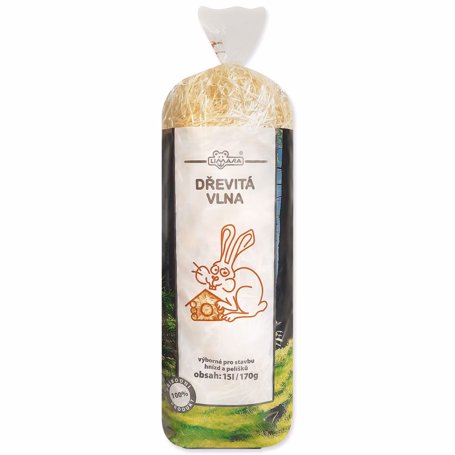 Vlna drevitá 170g