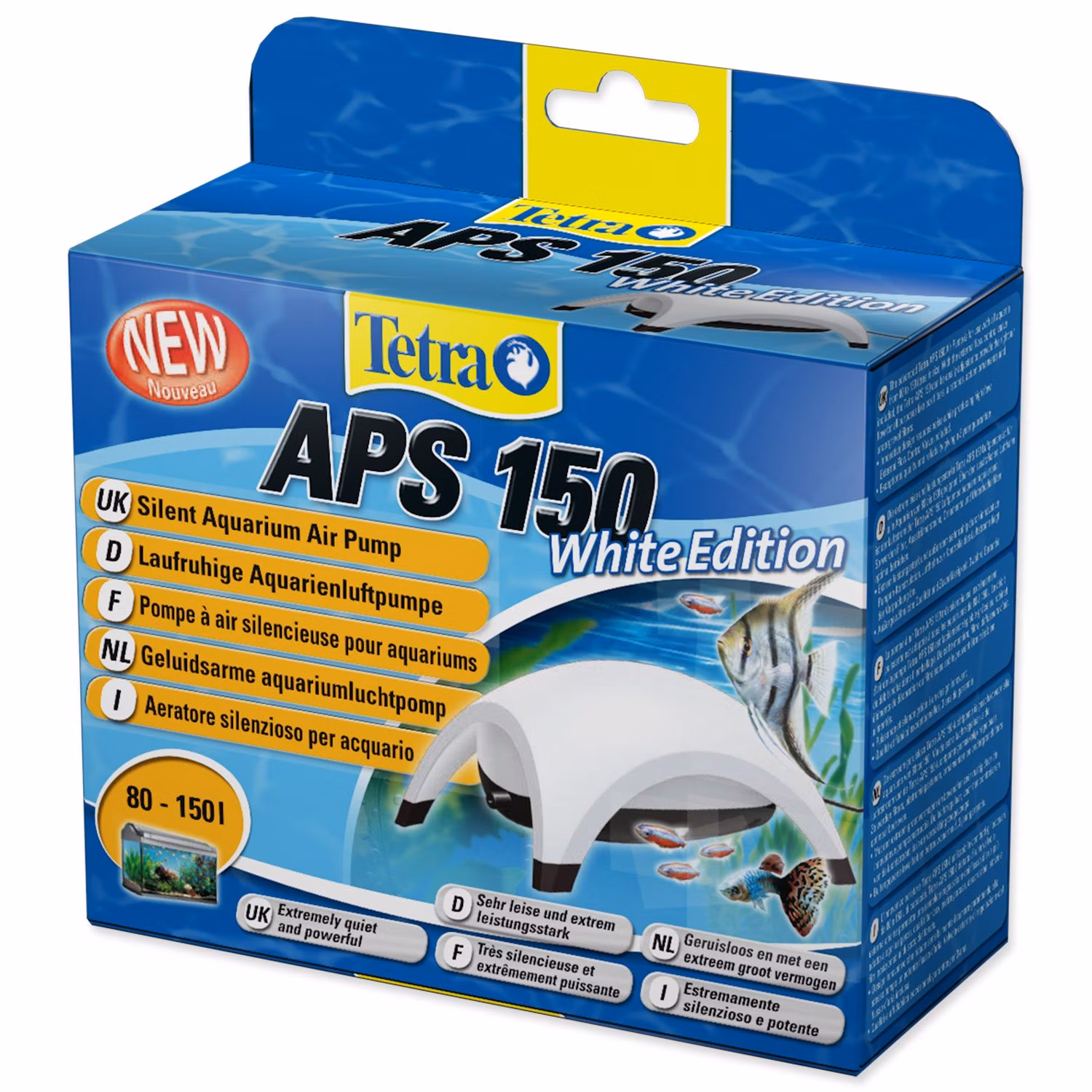 Kompresor Tetra APS biely 150, 150l/hx3,1W