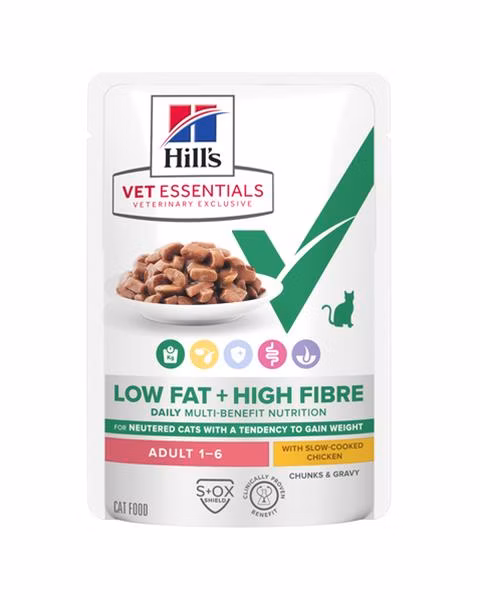HILLS VE Feline Multi benefit Adult Weight Chicken kapsička 12 x 85 g