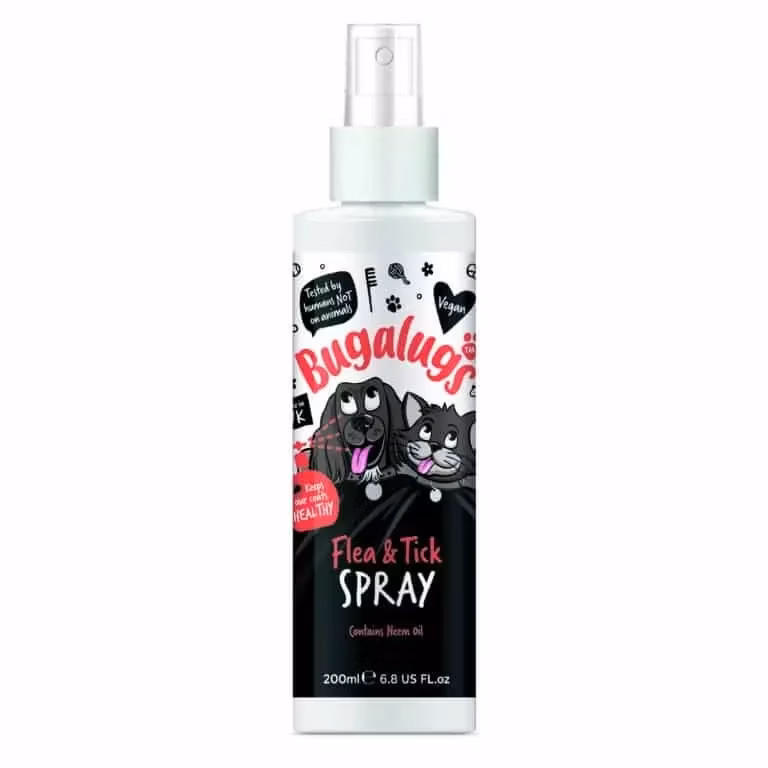Bugalugs sprej proti blchám a kliešťom pre psov 200 ml