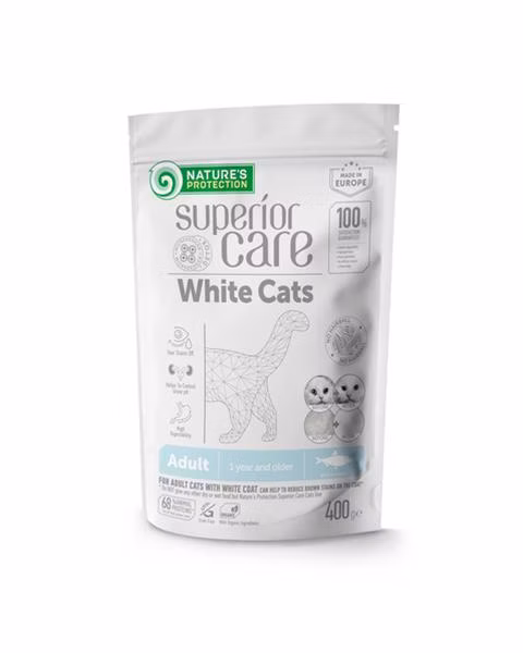 Natures P Superior care white cat GF adult herring all breed 400 g