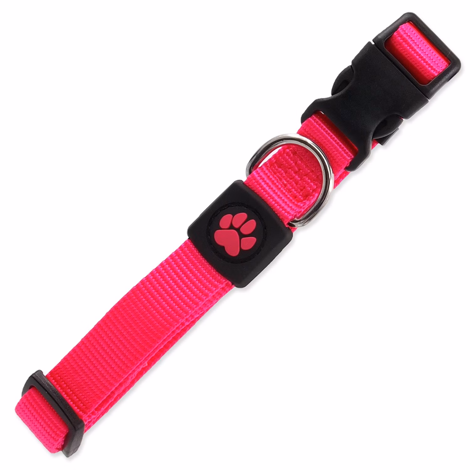 Obojok Active Dog Premium M ružový 2x34-49cm