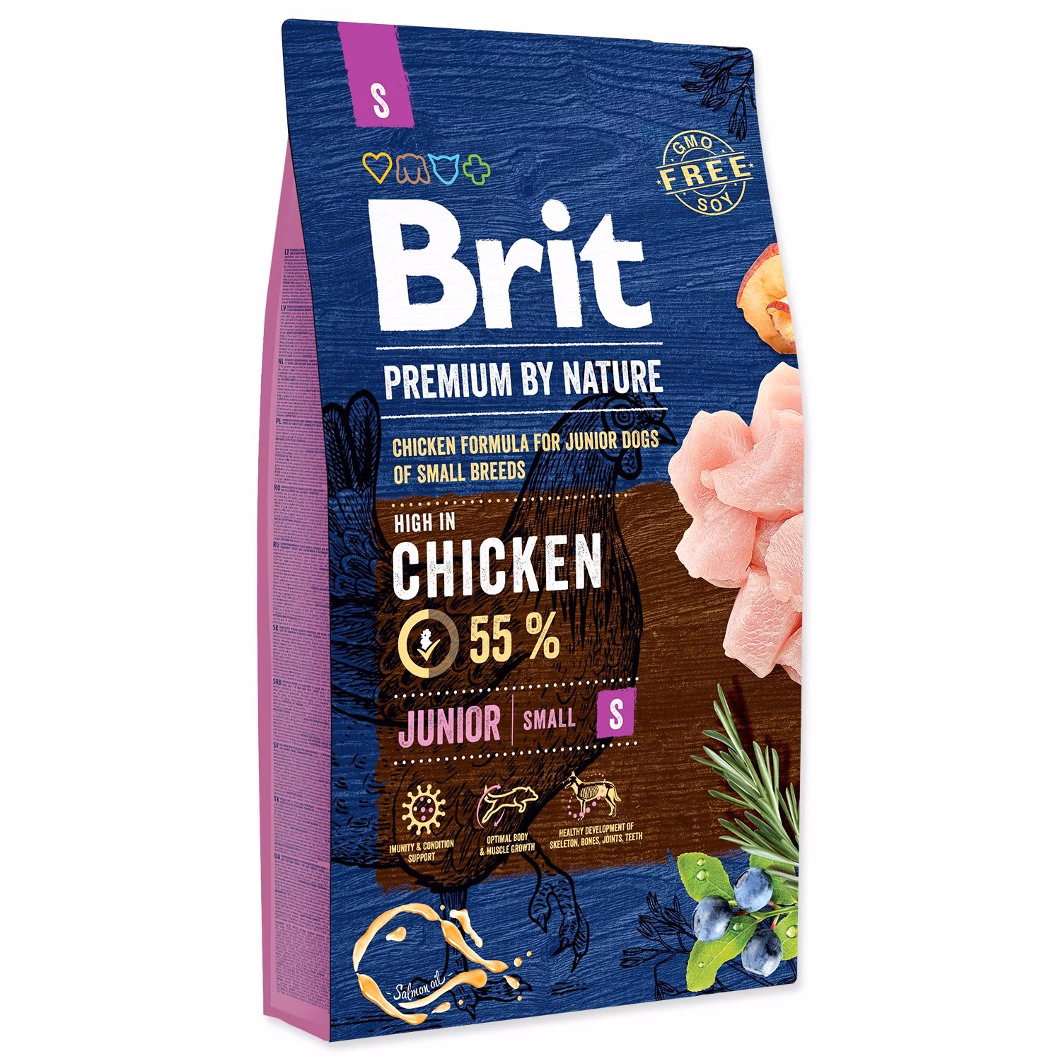 Krmivo Brit Premium by Nature Junior S 8kg