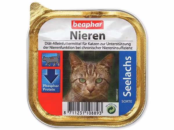 Paštéta Beaphar Renálna diéta pre mačky treska 100g