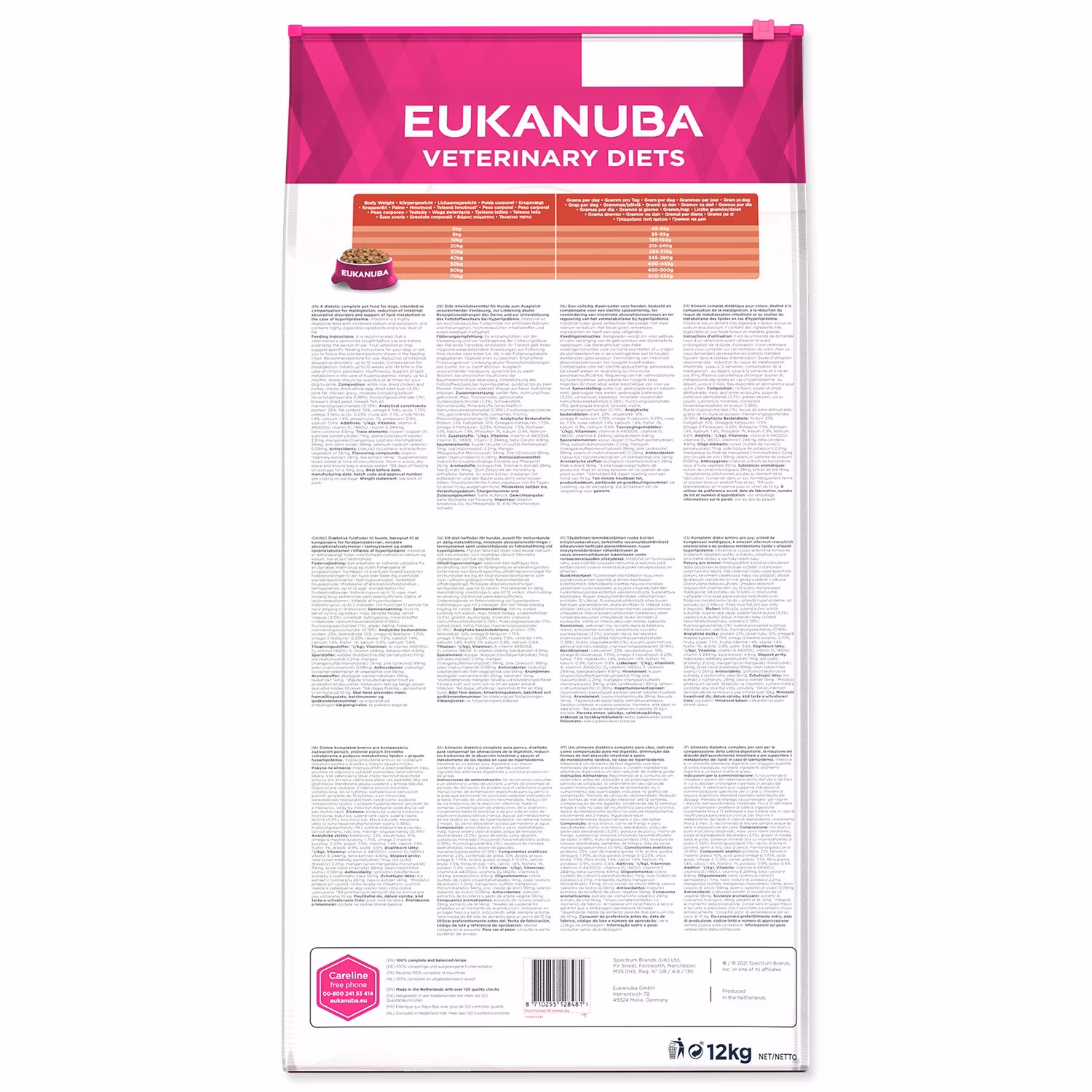 Krmivo EUKANUBA Veterinary Diets Intestinal 12kg