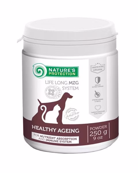 Natures P MicroZeoGen healthy ageing dog & cat senior teeth, joints & bones 250 g