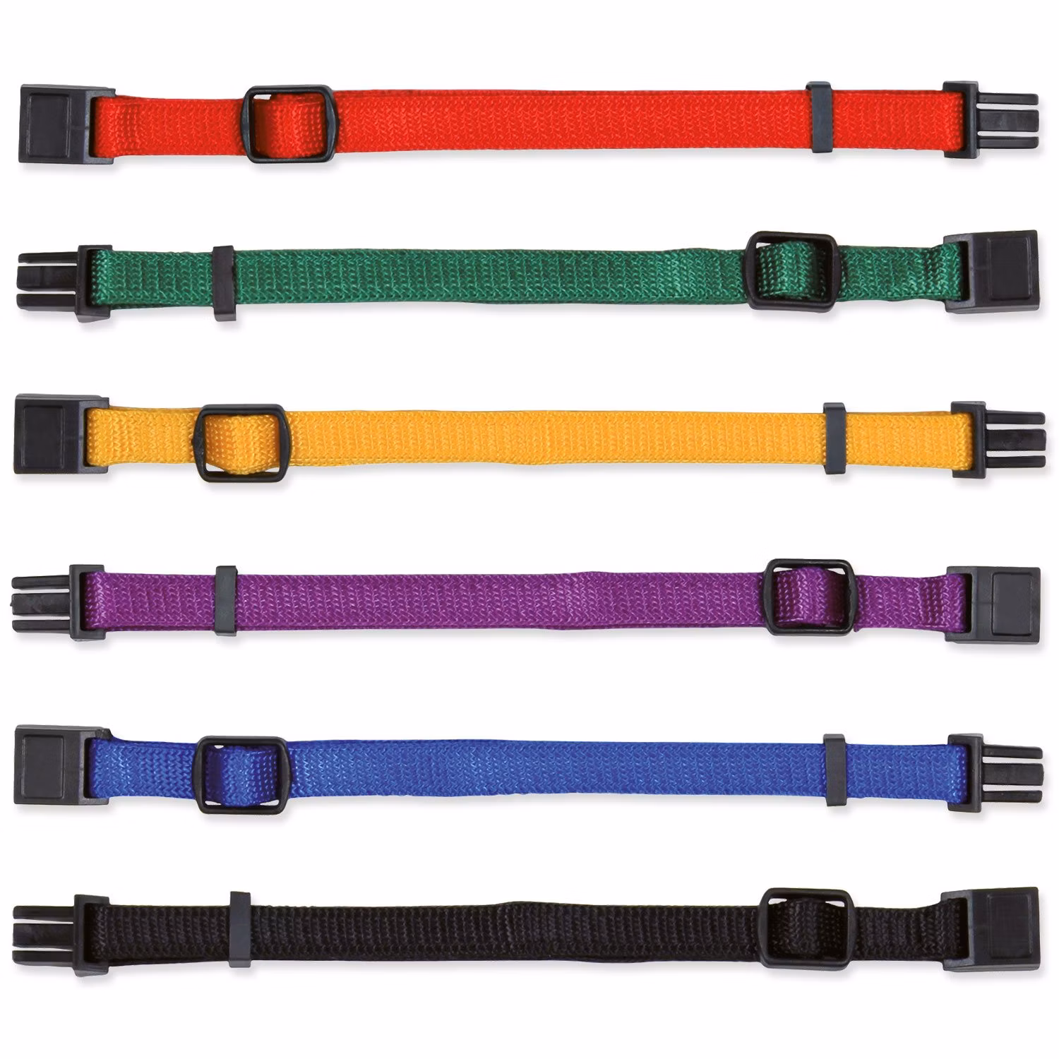 Obojok Trixie rozoznávací šteňa mix farieb S–M 17–25cmx10mm 6ks