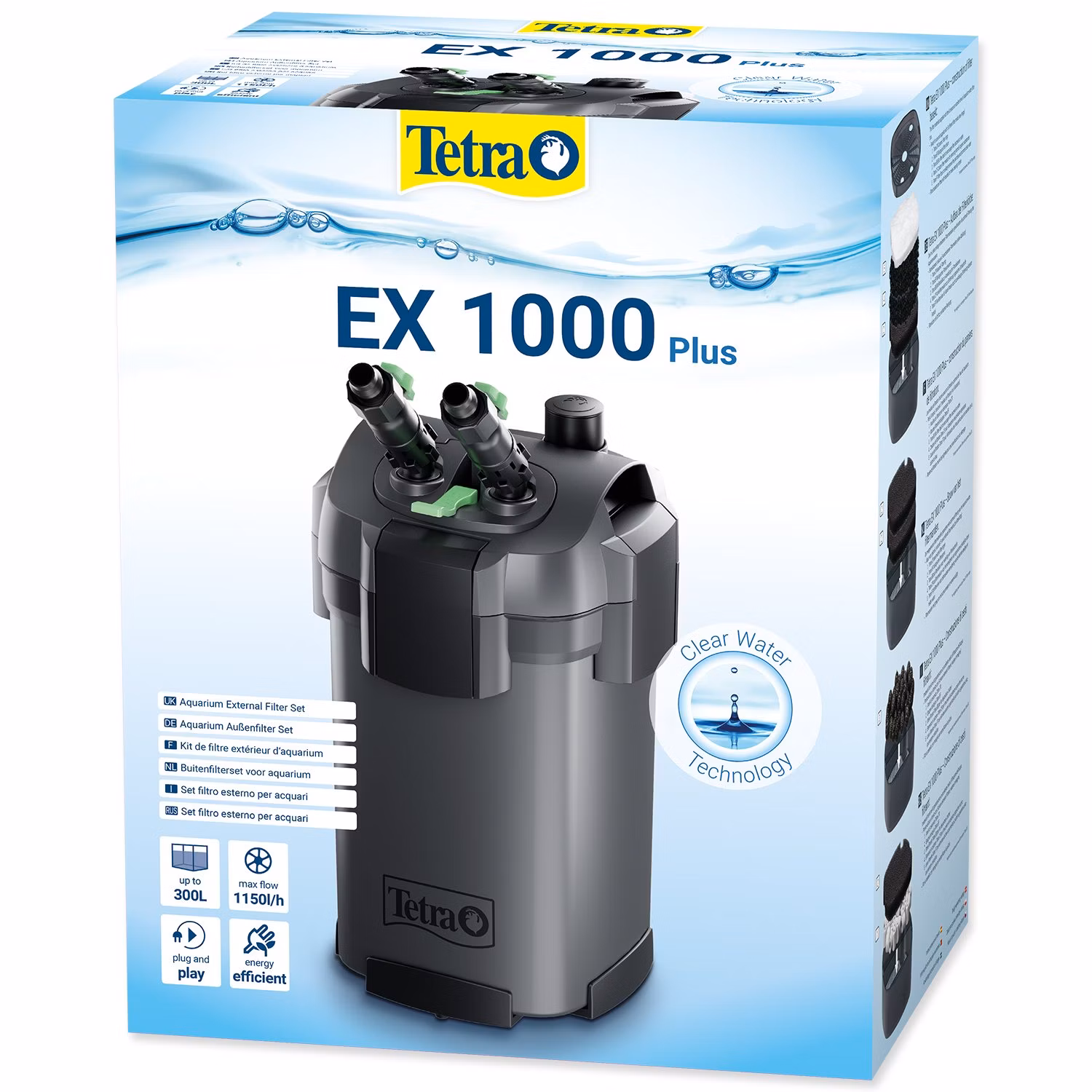 Filter Tetra EX 1000 Plus vonkajší, 540l/h