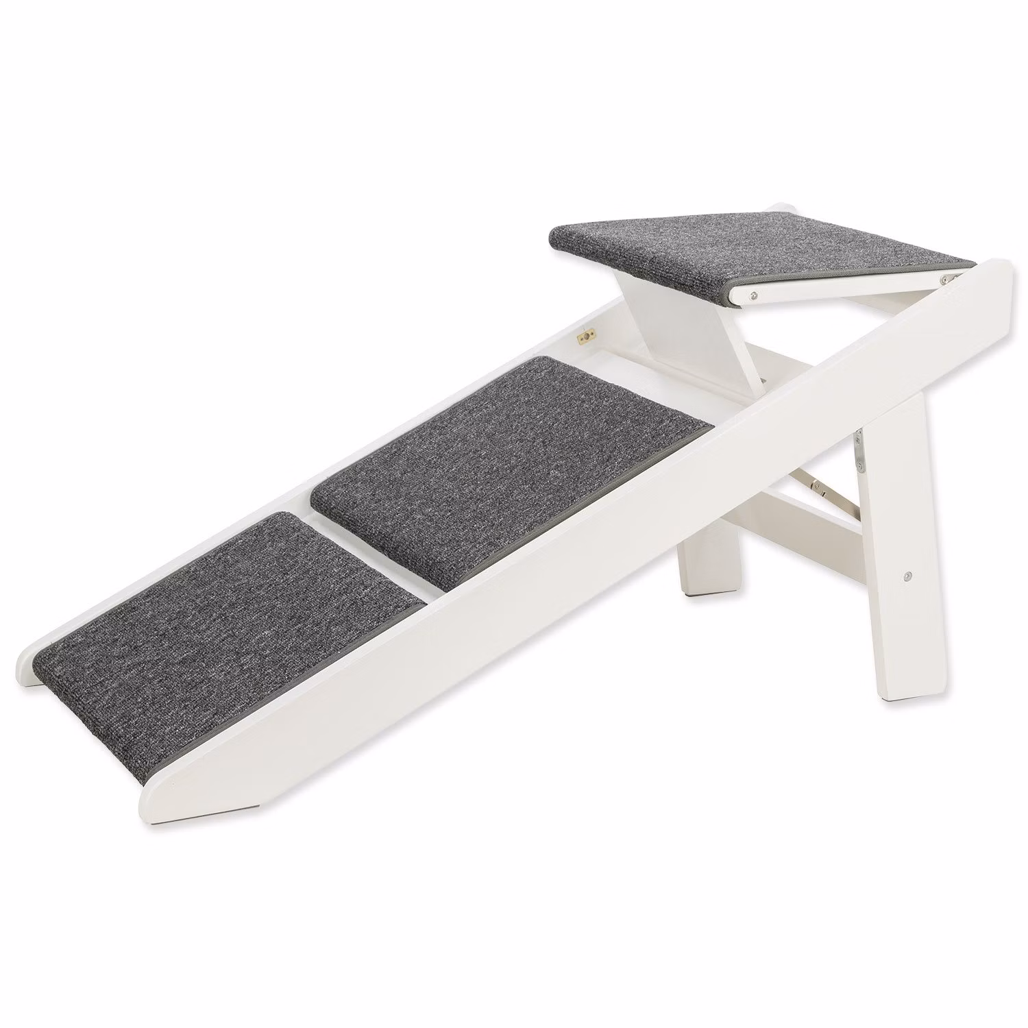 Rampa Trixie schody skladacie biele 44x46x106cm