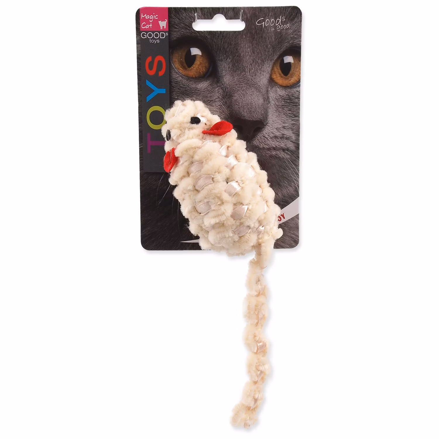 Hračka Magic Cat myš ženilková s catnipom mix 10cm