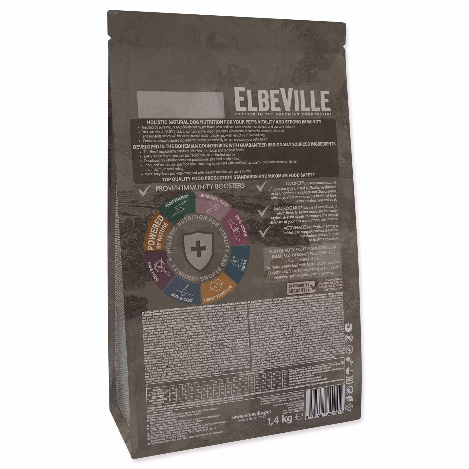 Krmivo ELBEVILLE Adult All Breeds High Energy Fresh Beef 1,4kg