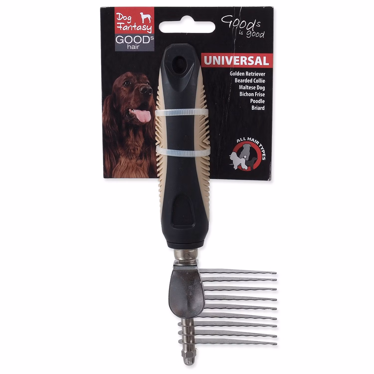 Hrebeň Dog Fantasy trímovací 20cm