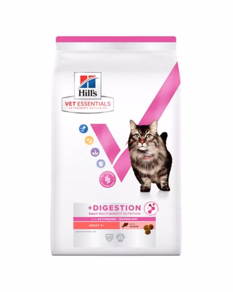 HILLS VE Feline Multi Benefit Adult Digestion s lososom 1,5 kg NEW