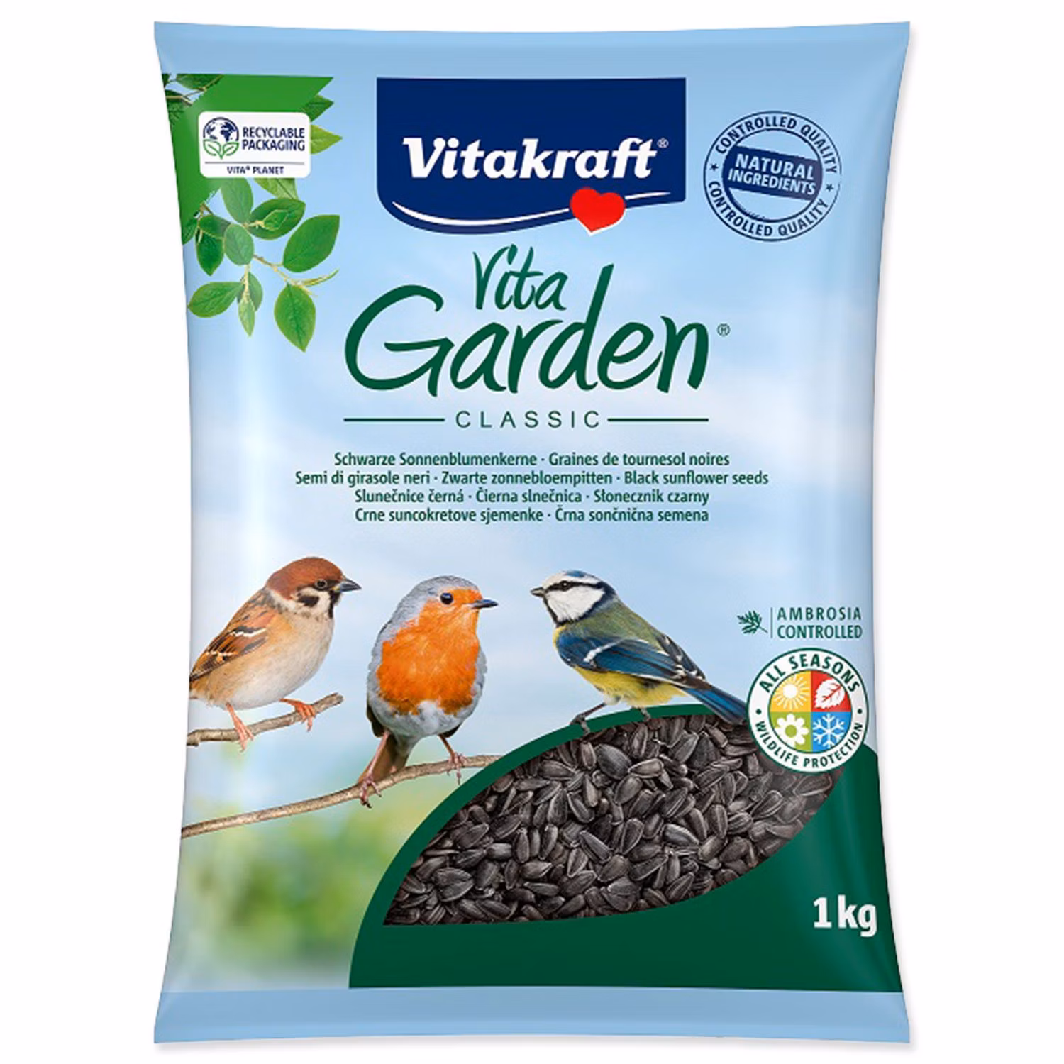 Vita Garden slnečnica čierna 1kg