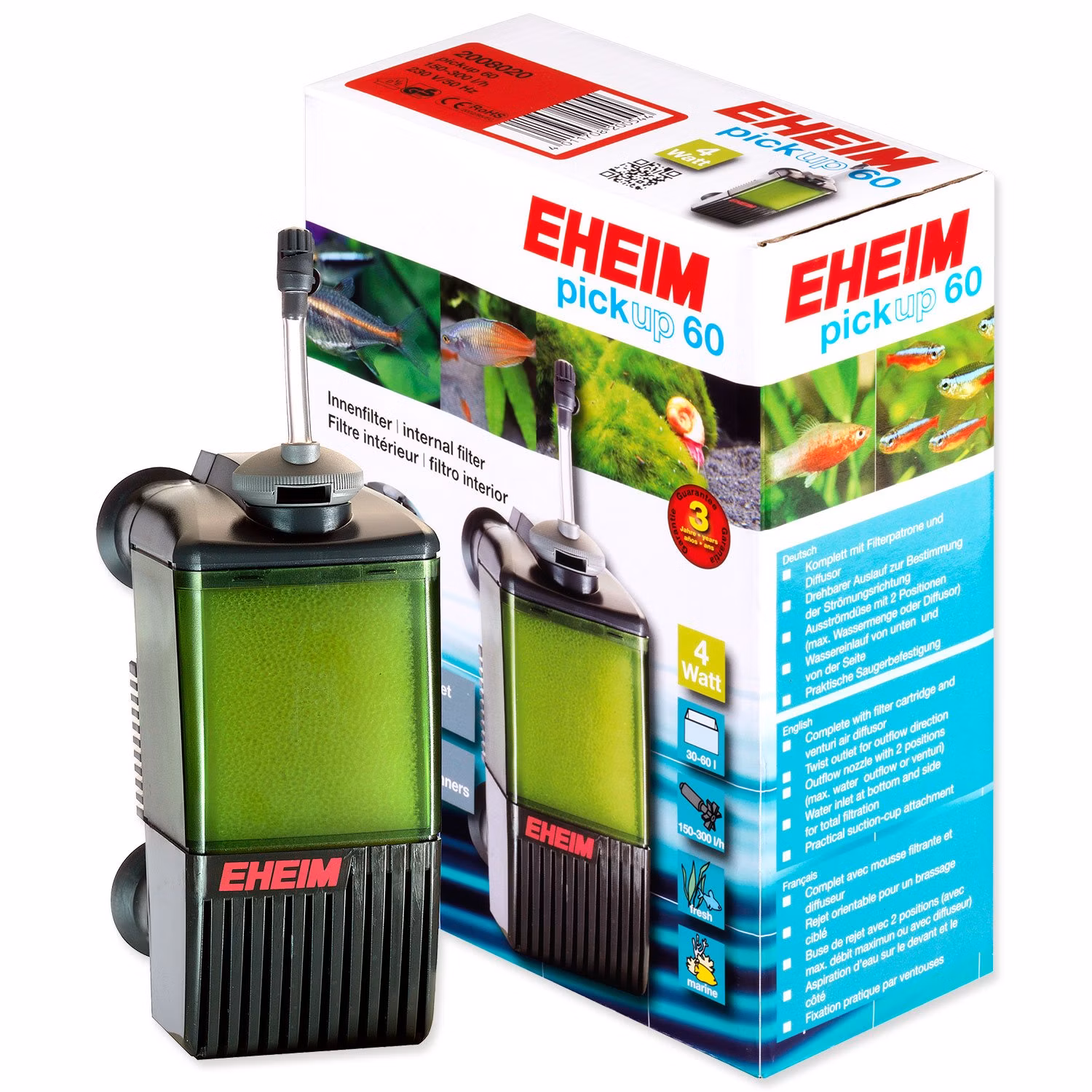 Filter Eheim Pickup 60 vnútorný, 150-300l/h