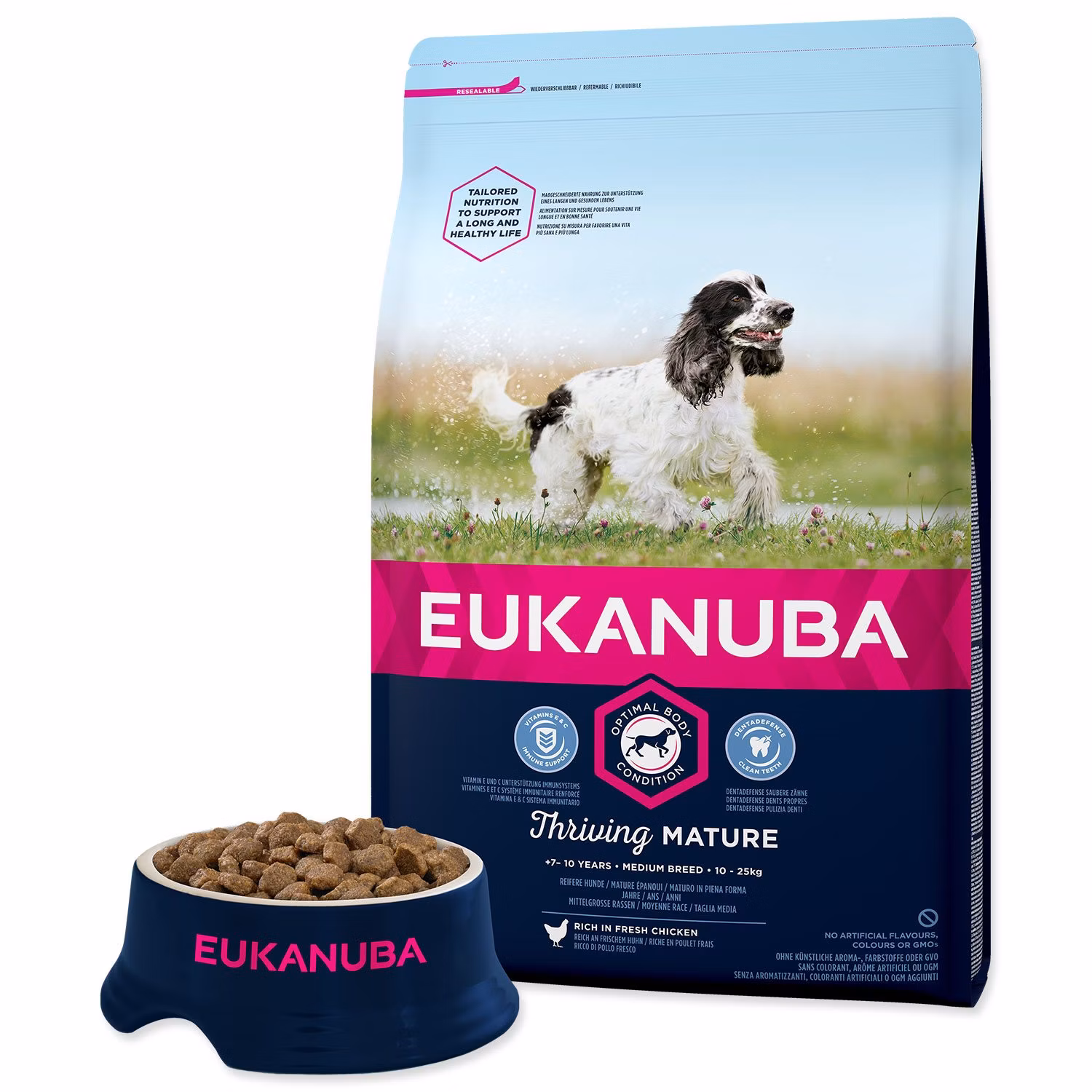 Krmivo EUKANUBA Mature Medium 3kg