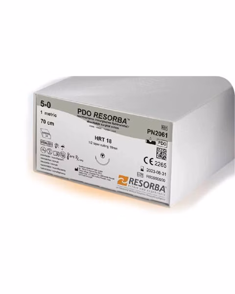 Resorba PDO 3 EP,2/0 USP,ihla HR 35 70 cm