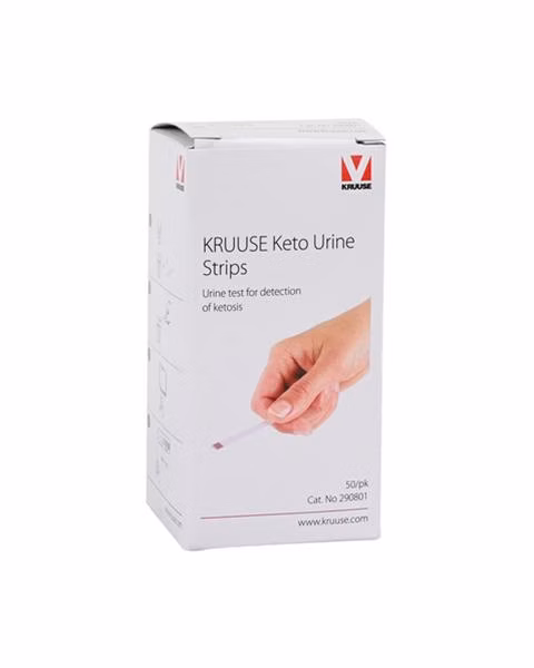 Prúžky KRUUSE na stanovenie ketolátok v moči u kráv 50 ks