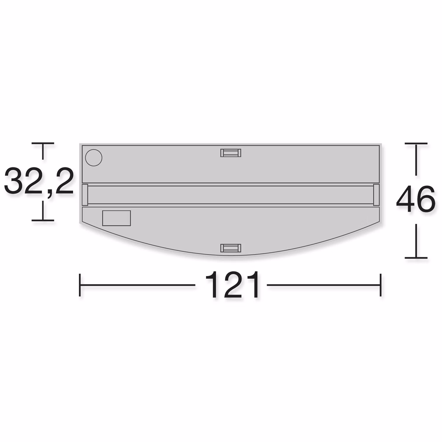 Akvarijný set Eheim Vision LED 260 biely 121x46x64cm 260l