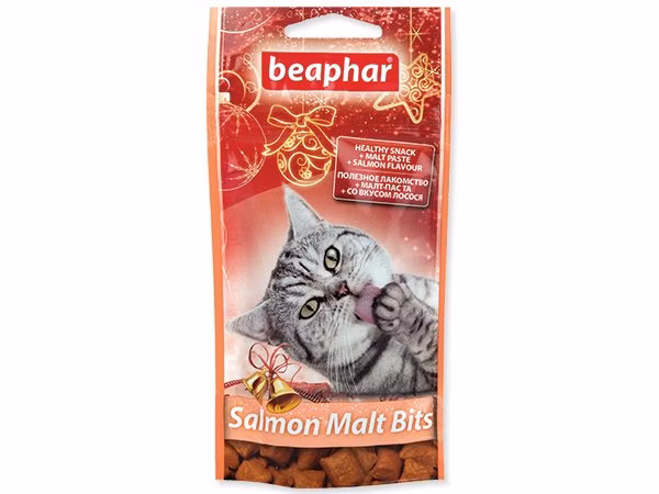 Pochúťka Beaphar Malt Bits losos 35g