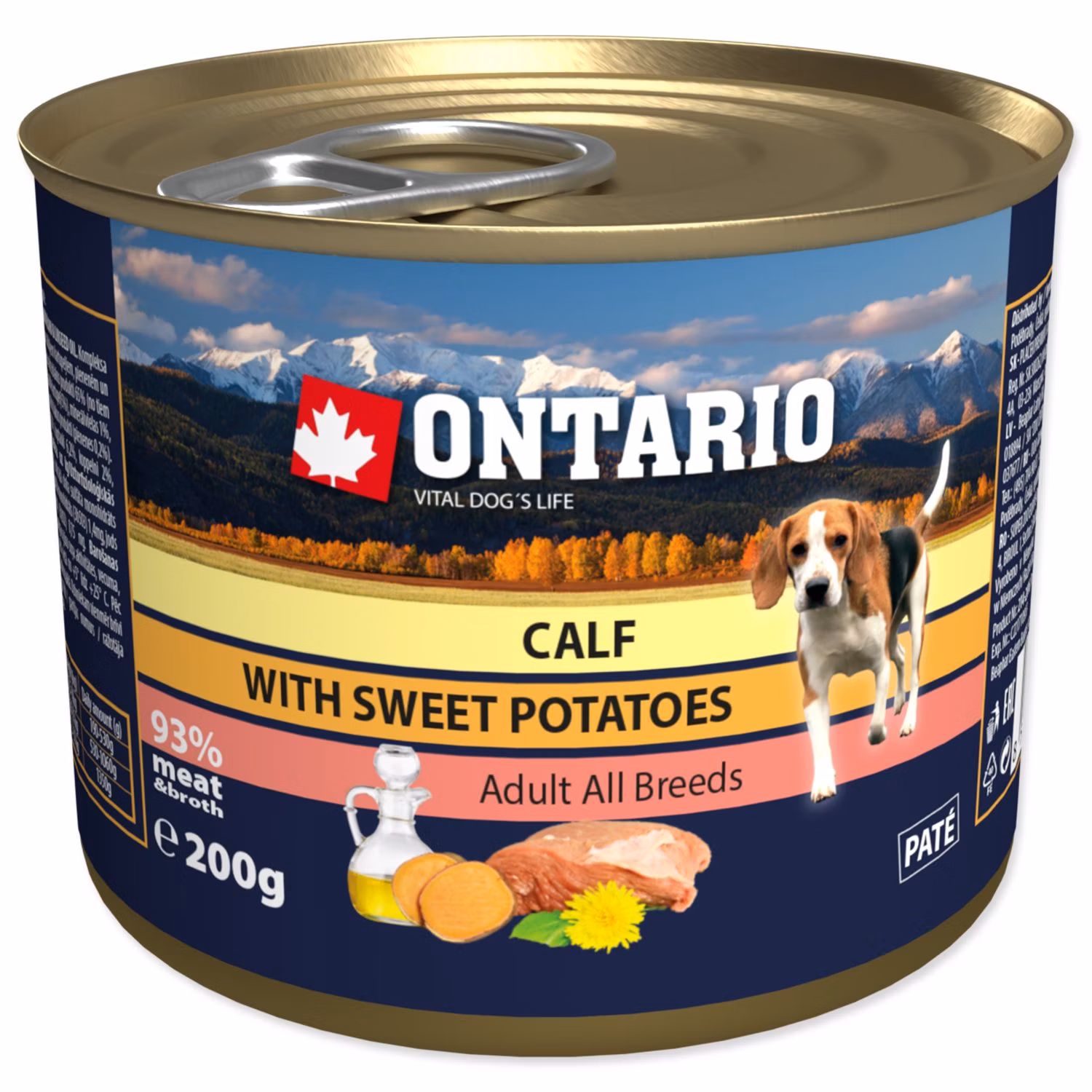 Konzerva Ontario teľacie s batátmi 200g