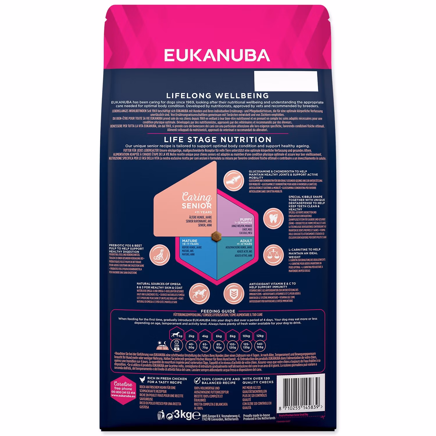 Krmivo EUKANUBA Senior Small 3kg