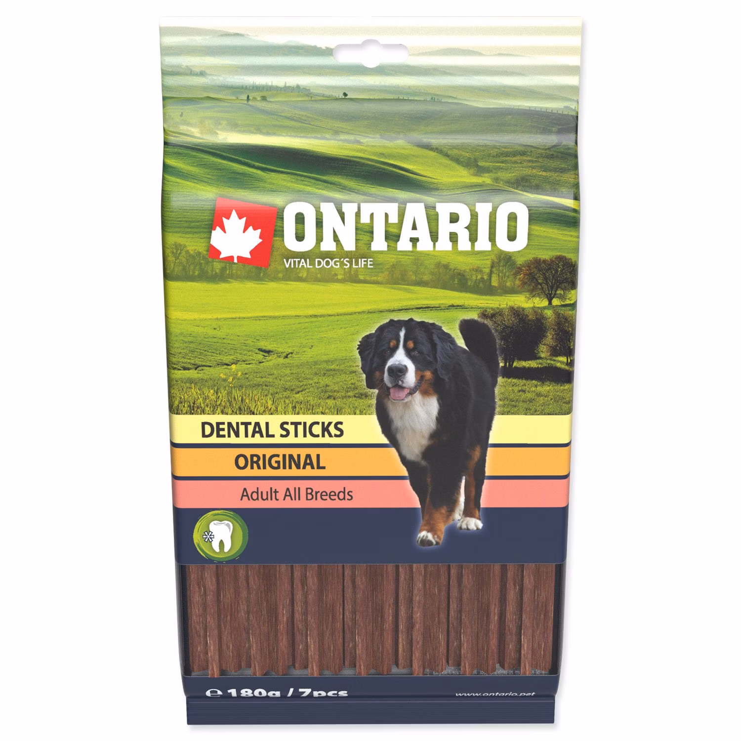 Pochúťka Ontario dentálne tyčinky 180g