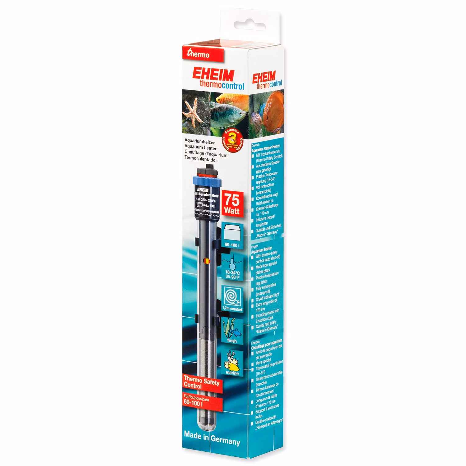 Ohrievač Eheim Thermocontrol 75W,60-100l