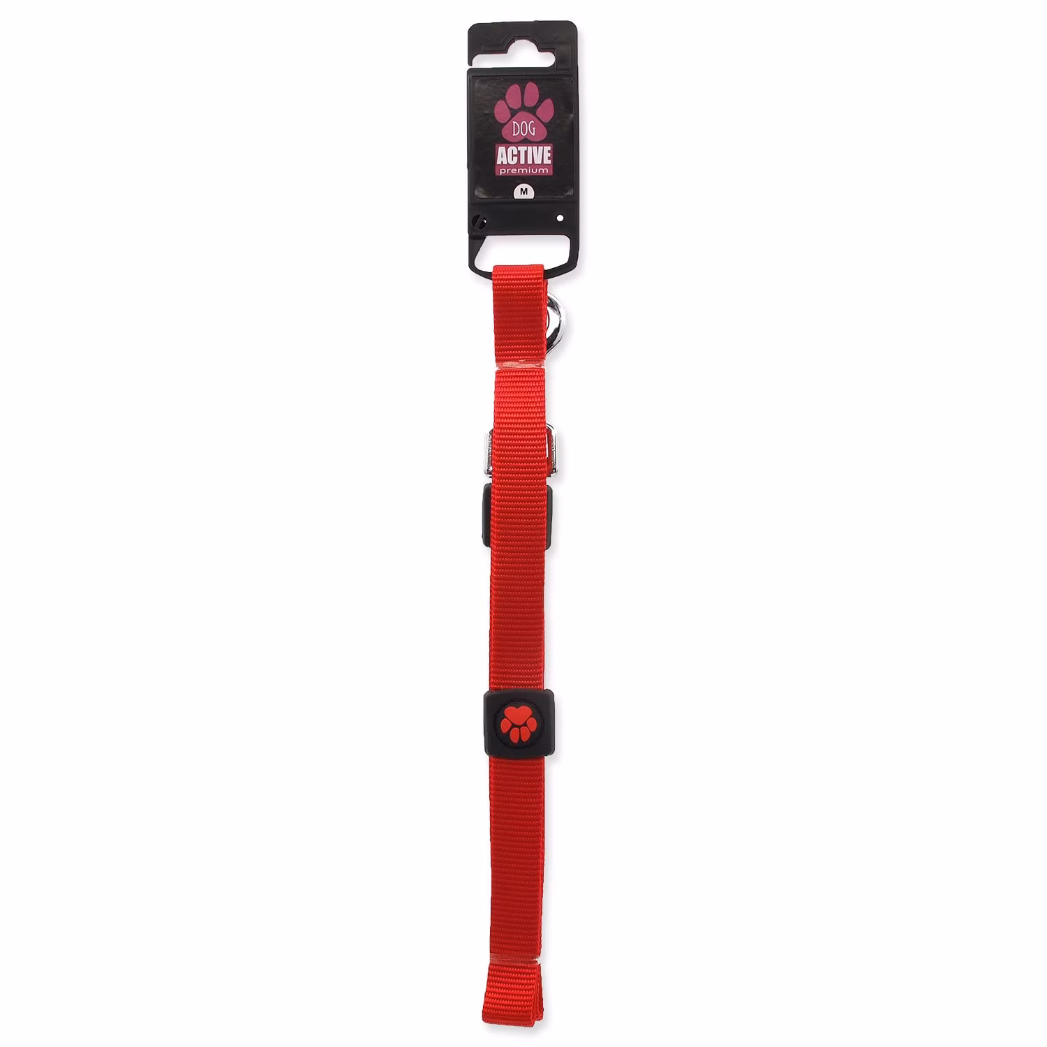 Vodítko Active Dog Premium M červené 2x120cm