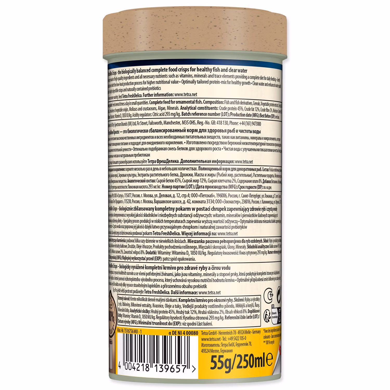 Krmivo Tetra Min Pro Crisps 250ml