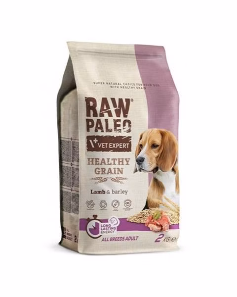 VetExpert Raw Paleo adult Healthy Grain Lamb & Barley 2 kg