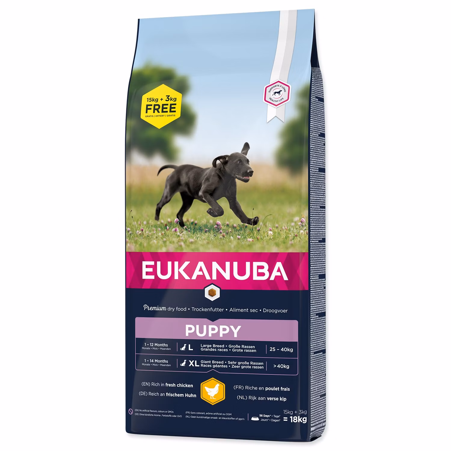 Euk Puppy & Junior Large 18kg BONUS