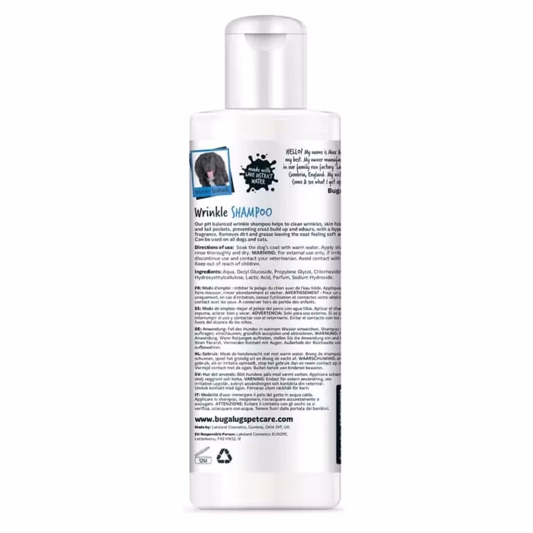 Bugalugs šampón na kožné záhyby pre psov - 250 ml